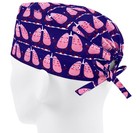 Scrub Cap Men  Surgical Hat  Nurse Cap Lungs  Scrub Caps Organs  Scrub Hats