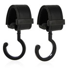 2 Pack Stroller Hooks strong Synthetic Leather Hook-and-loop Fastener high-qu   