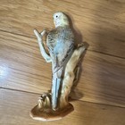Napco Ceramic Japan Parakeet Bird Figurine  Parakeet B 3274  Vintage Rare 5 Inch