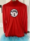 Spirit Halloween Thing 1 Tutu Dress Costume Adult Xl Dr Seuss Red Blue Halloween
