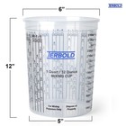 Terbold Paint Mixing Cups 32oz  12 Pack  32oz  Transparent