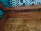 Antique Wooden With Glass Top Display Case Large