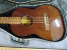 Vintage Giannini Baritone Ukulele Brazil Mahogany 1972   Case Excellent