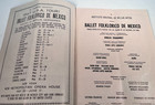 1967 Ballet Folklorico De Mexico Palacio De Bellard Artes Program 