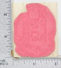 New 100 Proof Press Rubber Stamp Puppy Dog Wooden Fence Wood Mounted Stamp