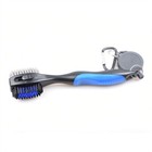 Two-sided Golf Club Cleaing Brush With Groove Cleaner Include Protect Case Hook