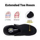 Fitville Men s Diabetic Shoes For Swollen Feet Extra Wide Adjustable Slip-on