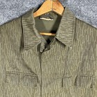 Vintage East German Military Jacket Mens Size 44 Strichtarn Rain Camo Germany