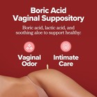 O Positiv Uro Boric Acid Vaginal Suppository  c Lactic Acid 12 Count  pack Of 1 