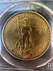1908  no Motto   20 Gold Saint Gaudens Double Eagle Pcgs Ms65
