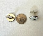 Cuff Links From Vintage Broken Plates Upcycled Porcelain  China Recycled 