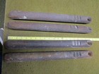 4 - 11 Pound Antique Vintage Cast Iron Window Sash Weights- Deep Sea Fishing 