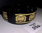 Golden Nugget Casino Round Black   Gold Ashtray Las Vegas Vintage