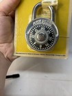 Nos Carded John Deere Combination Dial Padlock Lock Ty1892 Vintage New Old Stock