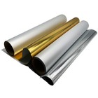 Calca Dtf Gold   Silver Foil Film Roll Sample 13in X 16 4ft Cold Peel Us Stock