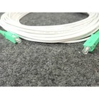 New Corning Fiber Optic Patch Jumper Drop Cable 50  Foot Fifty Feet Cord Gray