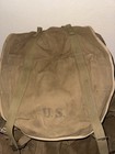 Vintage 1942 Ww2 Us Army Military Field Backpack Rucksack Canvas Metal Frm