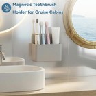 Magnetic Toothbrush Holder For Cruise Essentials  Travel Toothbrush Holder For