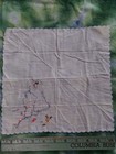 Dainty Embroidered Vintage Maine Me Souvenir Handkerchief Hankie