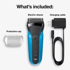 Braun Series 3-3010s Men Rechargeable Wet   Dry Electric Foil Shaver