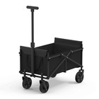 Small Collapsible Folding Wagon Beach Wagon Cart Heavy Duty Utility Grocery Cart
