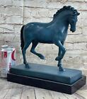 Hot Cast Bronze Horse W  Colorful Patina Finish - Sculpture Statue Figure Barye