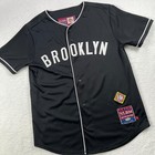 Brooklyn Negro League Museum Baseball Jersey Men Medium Black Nlbm