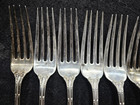Rw s Lucerne Sterling Silver  Set Of 12  4-tine Forks  1lb 7 4 Oz  No Mono  1896