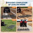 6 Ft Heavy Duty Drag Harrow Driveway Grader Tow Behind Atv Utv Tractor Mower Us