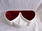 Vintage Dream Chest Vanity Set By Crosby In Original Red Velvet Case