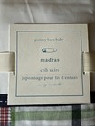  pottery Barn  Kids baby    Madras Crib Skirt   100  Cotton Bedding Brand New
