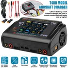 Lipo Charger Dual Rc Battery Charger Discharger Ac200w Dc400w 12amp Touch Screen