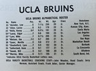 Ucla Kareem Abdul-jabbar  lew Alcindor  1967 Basketball Program