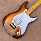 St Electric Guitar Fluted Maple Fingerboard Chrome Hardware 6 Strings