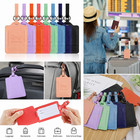 1 Pcs Luggage Tags  Tsa Approved Suitcase Bag Tags With Name Id Card  Black A