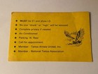 Vintage Tattoo Business Card Modern Tattooing Kent   Shirley Sanders   
