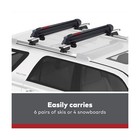 Yakima  Powderhound 6 Ski   Snowboard Mount  Fits Up To 6 Pairs Of Skis Or 4    