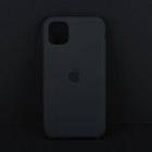 Original Apple Silicone Snap Case Cover Skin For Iphone 11 - Black Mwvu2zm a
