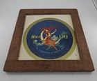 Vintage Miller High Life Girl On The Moon Framed Sign Form 301 Milwaukee  Wis