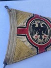 German Pre Ww2 Adac Motorcycle Pennant Chain Stitched City Of Lahr Ww1