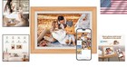 Digital Picture Frame Wifi 10 Inch Ips Touch Screen Classic 10 Brown