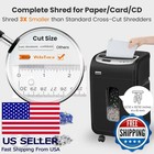 Heavy Duty 18-sheet Micro Cut Paper Shredder  60 Min Run  7 9-gal Bin  Jam Proof