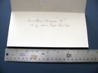 Marjorie Cooper Santa With Deer Unused Vintage Christmas Greeting Card Rare Tall
