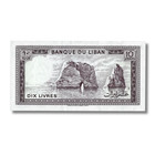 Lebanese 10 Livres Banknote  P-63f  Uncirculated X 1 Pc         