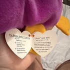 Ty Beanie Babies Patti The Platypus Beanbag Plush Purple yellow Style 4025
