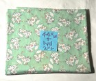 Vintage Baby  nursery Cows   Hearts Pastel Print Cotton Fabric 44   w X 1yd   2   