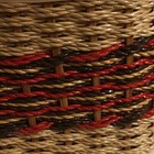 Vintage Wicker Sewing Basket  With Removable Tray  13    X 9    X 7 3 4    Very Nice 