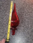 Vintage Red Xl Genie Bottle Glass Stopper Mcm