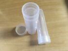 24 New Duraclear Round Coin Tubes For Penny  1 Cent   Made In Usa