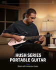 Donner Hush    I Travel Acoustic Electric Guitar Quiet Practice With Headphones